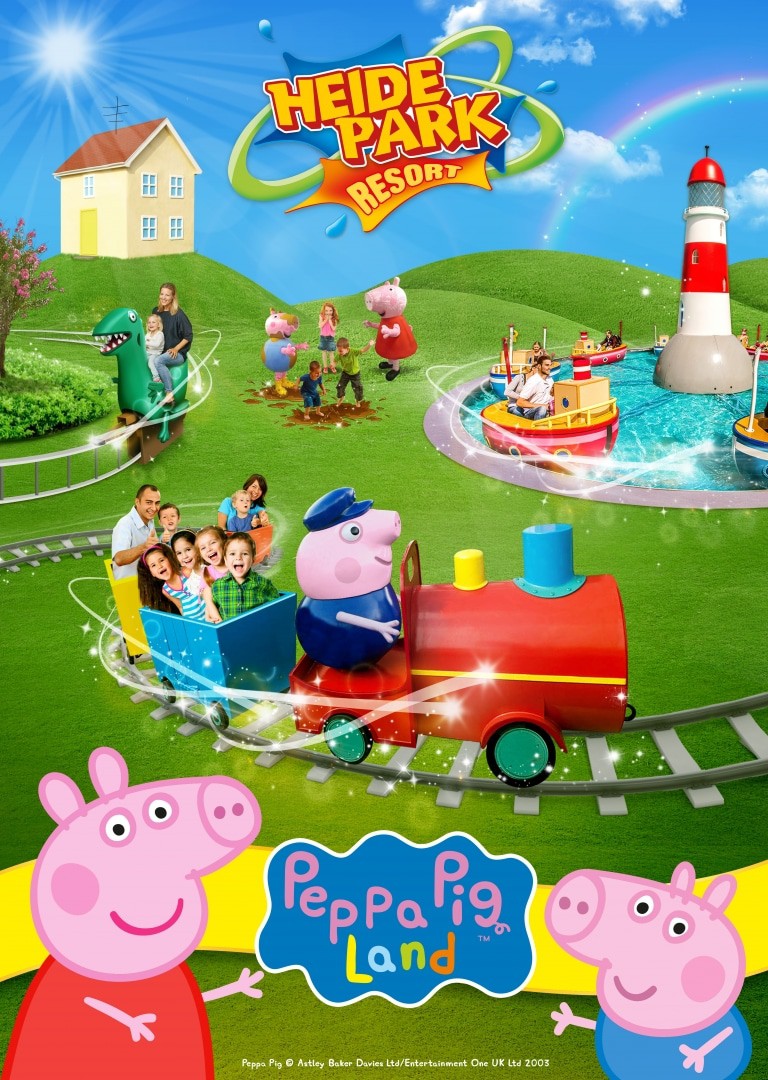 Das Peppa Pig Land - die neue Attraktion für Vorschulkinder 2018 Foto: Heide Park Resort, 2018