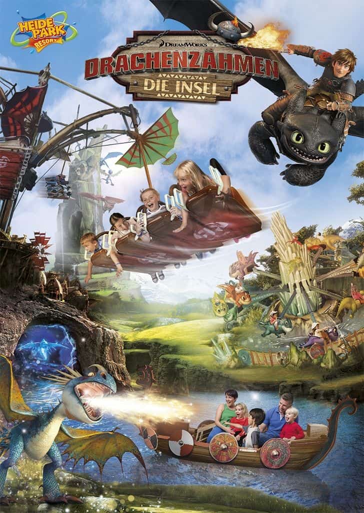 Neue Themenwelt: Drachenzähmen - Die Insel Heide, Bild Park Resort, 2016