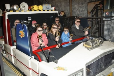 Familie in Ghostbusters 5D - Die ultimative Geisterjagd Foto: Heide Park Resort, 2018