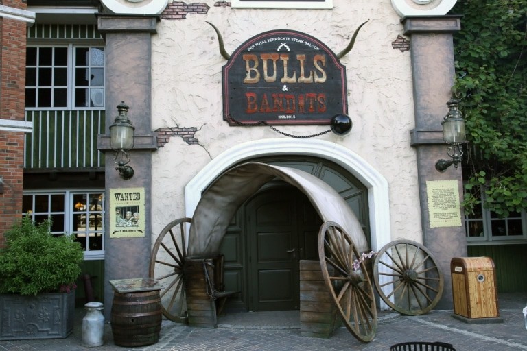 Das Westernrestaurant Bulls & Bandits Foto: Heide Park Resort, 2017