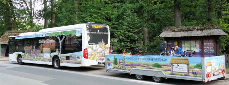 © Naturpark Lüneburger Heide / Heide-Shuttle