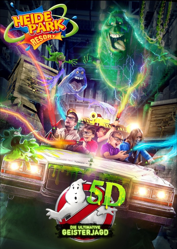 Visual Ghostbusters 5D - neu im Heide Park Resort 2017 Quelle: Heide Park Resort, 2016 TM & © 2017 Columbia Pictures Industries, Inc. All Rights Reserved