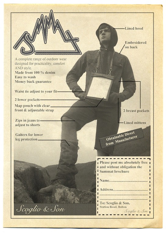 R. Chesney, Death by Denim (Summat advertisement in the spring issue of Rural Life Magazine 1973), 2015.