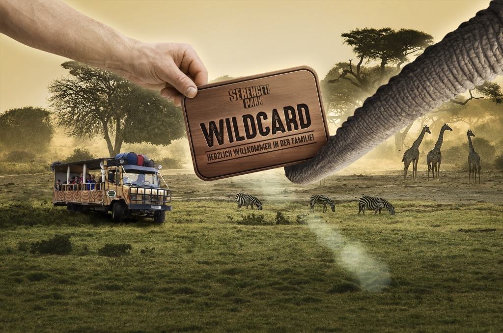 Neu: Die Wildcard, eine Jahreskarte, die 12 Monate ab Kaufdatum gültig ist. Foto: Serengeti-Park