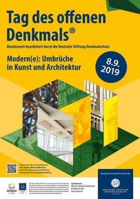 Plakat zum Tag des offenen Denkmals 2019, &copy; Deutsche Stiftung Denkmalschutz