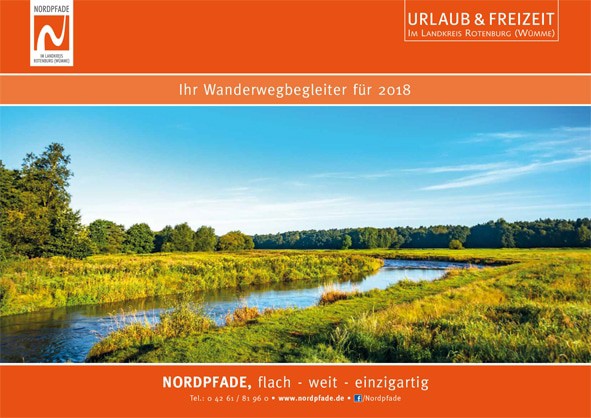Der Wanderkalender 2018 – Mit der Wümme im Fluss unterwegs auf dem NORDPFAD Wümmeniederung © www.nordpfade.de