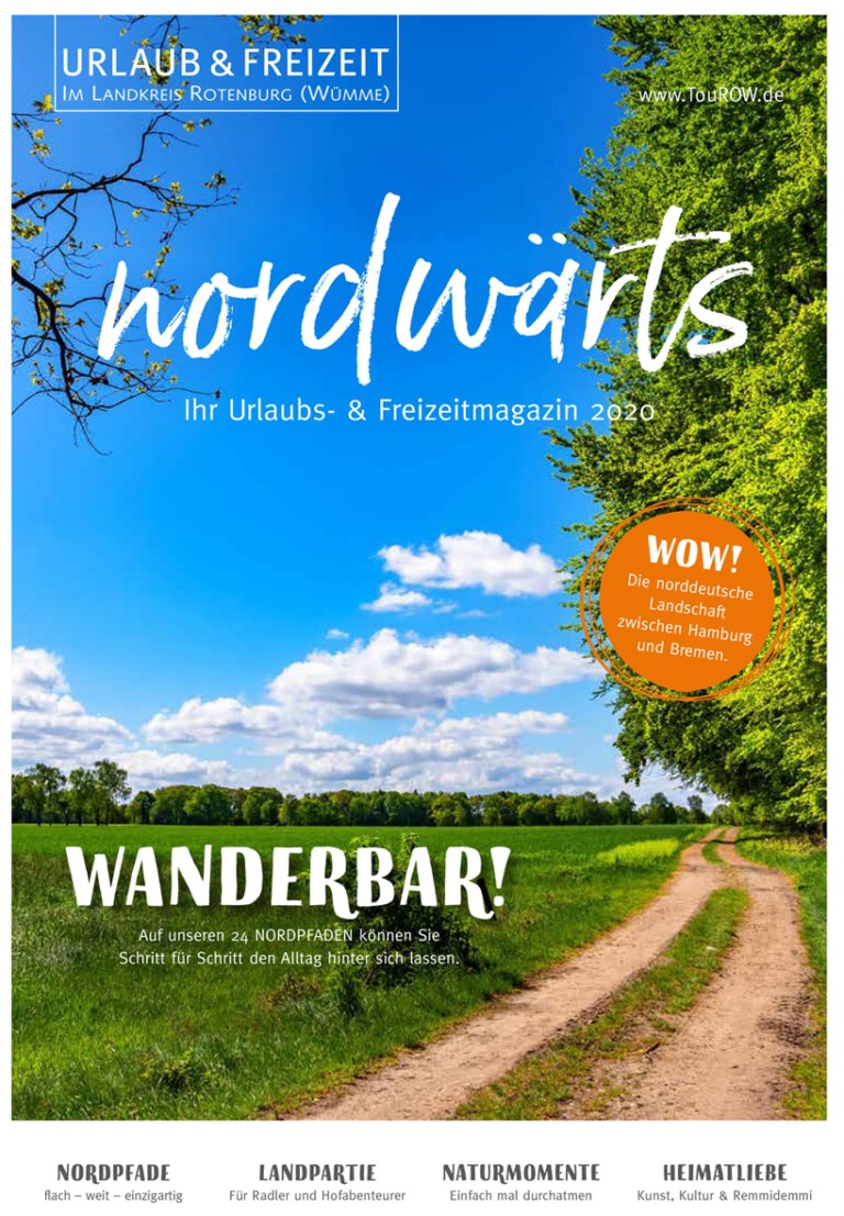 nordwärts 2020 Urlaubs- & Freizeitmagazin Titel © TouROW