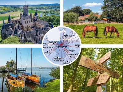 Weltweit einmaliger Bogenaufzug, Neuschwanstein des Nordens oder Europas größter Stadtwald - lernen Sie die Urlaubsregion Hannover kennen! / Quelle: "obs/Marienburg - Stefan Knaak, HMTG"