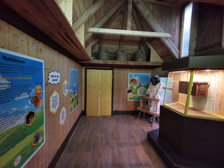 Wissenswelt rund um Bienen – das neue Bienenhaus im Weltvogelpark Walsrode Foto: Weltvogelpark Walsrode