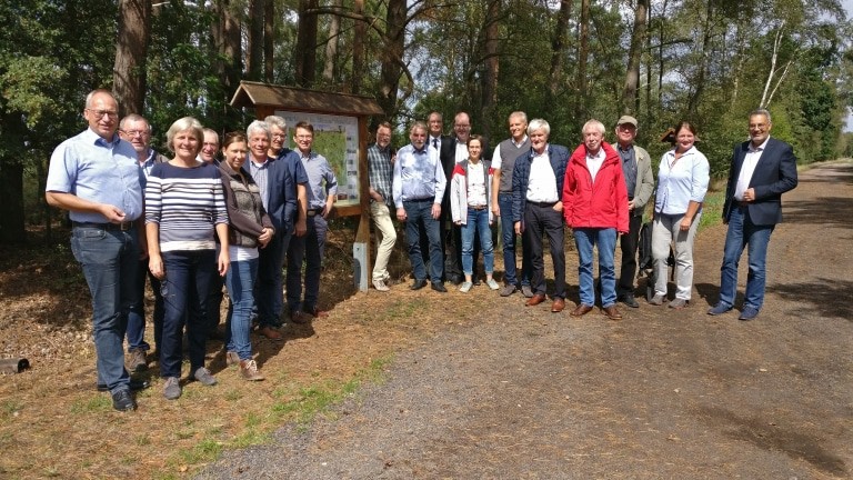 Niedersächsische Naturparke und MdL im Naturpark Dümmer ©AG Niedersächsische Naturparke