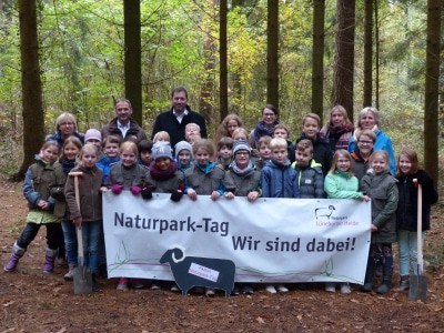 Die Auftaktveranstaltung zum Naturpark-Tag 2018 fand an der Naturpark-Schule GOBS Neuenkirchen im Heidekreis statt. Foto: Naturparkregion Lüneburger Heide