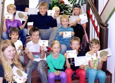 Kinder bei einem Geburtstagsprogramm am Bachmann-Museum Bremervörde © Bachmann-Museum Bremervörde