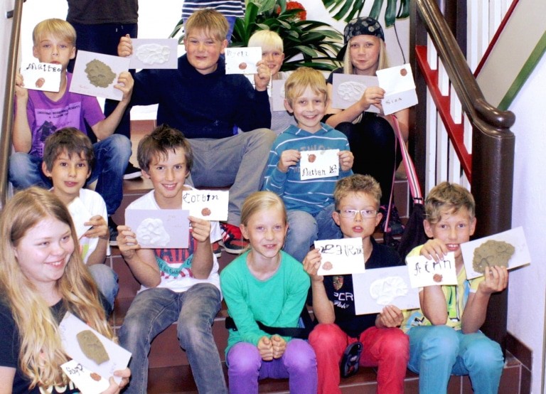 Kinder bei einem Geburtstagsprogramm am Bachmann-Museum Bremervörde © Bachmann-Museum Bremervörde