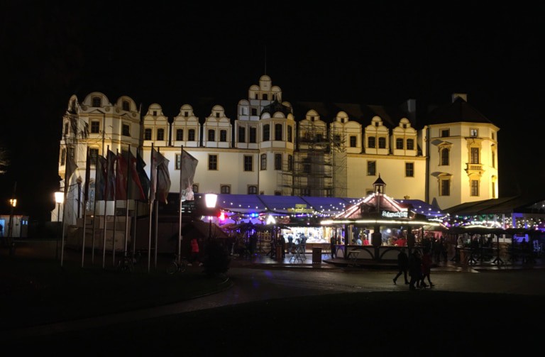 Celler Winterzauber am Schloss bei Nacht 2019