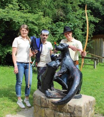Tolles Ferienprogramm für Kinder in den Sommerferien 2017 im OTTER-ZENTRUm © Aktion Fischotterschutz e.V.