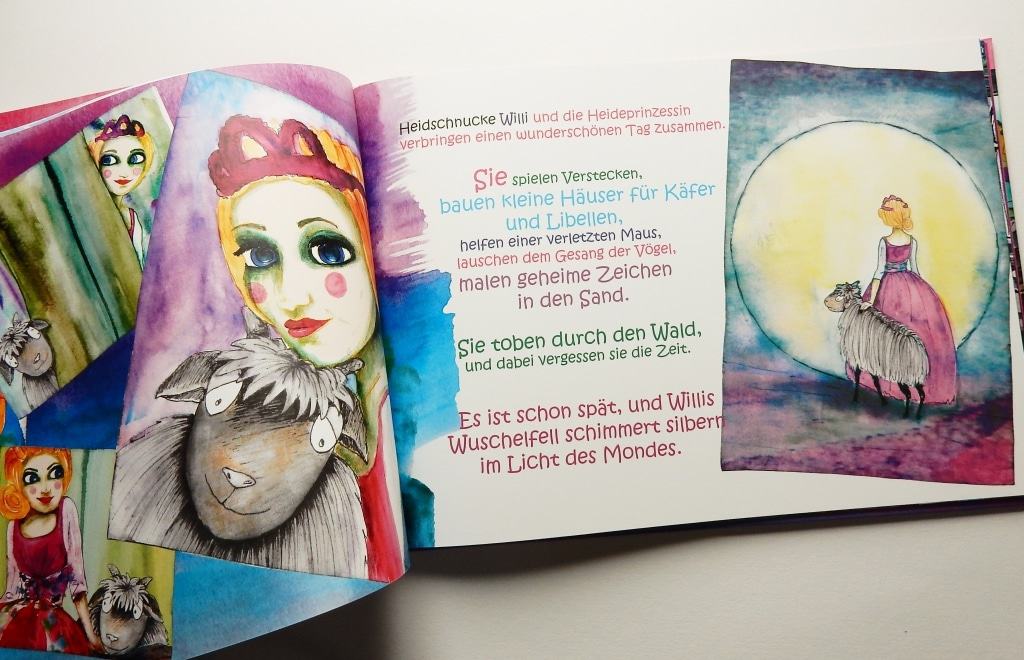 Inhaltsseiten von "Heidschnucke Willi und die Heideprinzessin von Christine Wilkens ISBN 978-3000542367