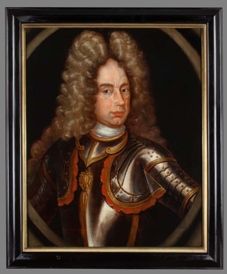 Johann Albrecht Lösecke (1663-1708) Oberst, Dragoner-Regiment Bülow Unbekannter Maler Öl auf Leinwand Um 1700 Bomann-Museum Celle, Inv.-Nr. 008323