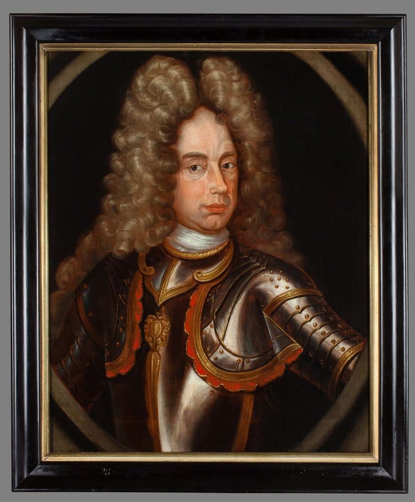Johann Albrecht Lösecke (1663-1708) Oberst, Dragoner-Regiment Bülow Unbekannter Maler Öl auf Leinwand Um 1700 Bomann-Museum Celle, Inv.-Nr. 008323