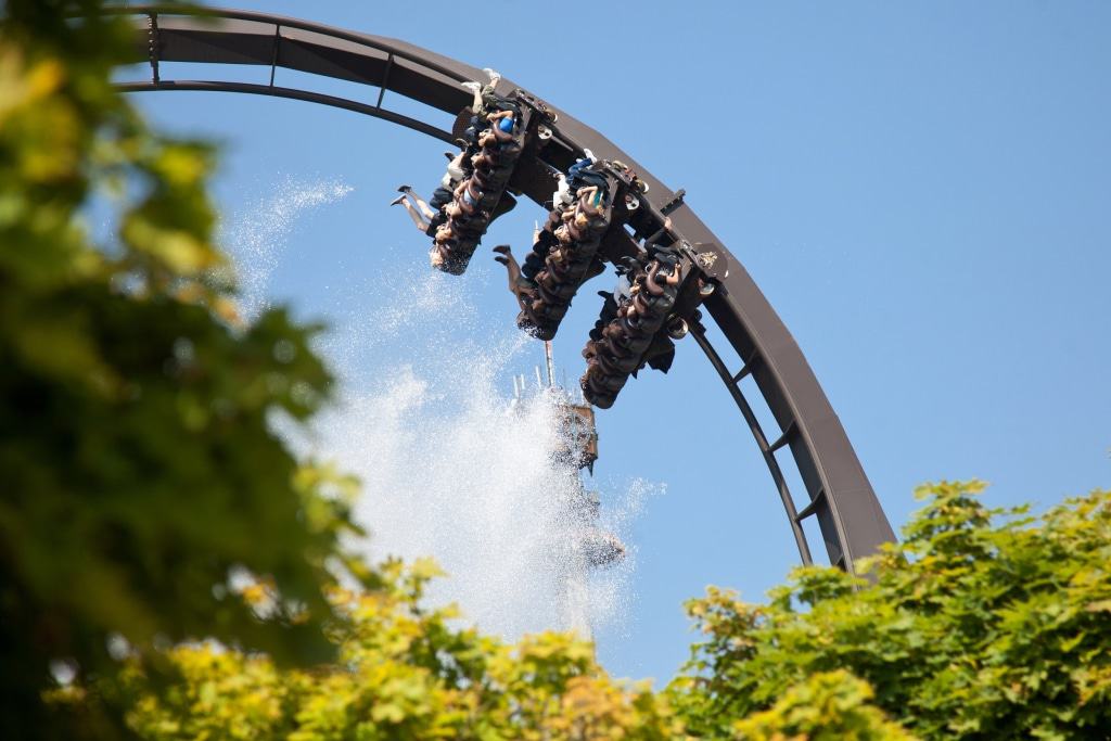 KRAKE hat eine eigene Spritzwasserzone Foto: Heide Park Resort 2019