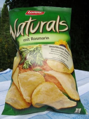 Kartoffelchips aus Hankensbüttel ohne künstliche Aromen und Konservierungstoffe - Naturals mit Rosmarin