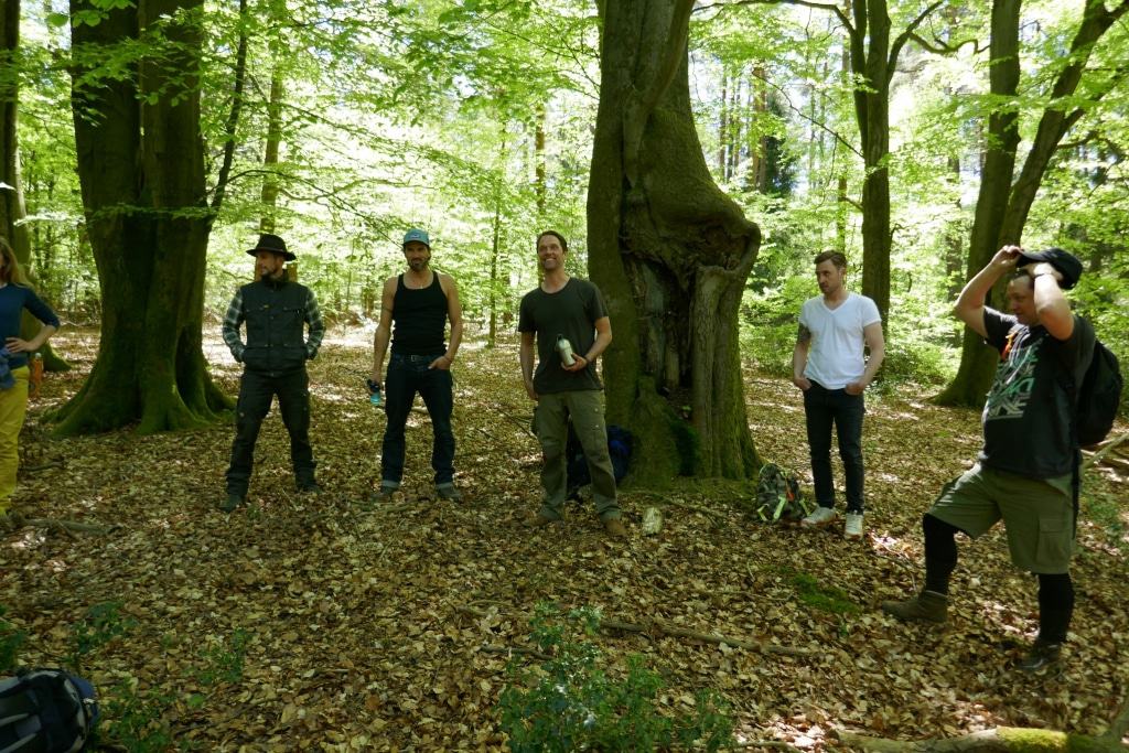 Mathias Schloo (3.von rechts) mit einigen Seminarteilnehmern (Foto: Niedersächsische Landesforsten)
