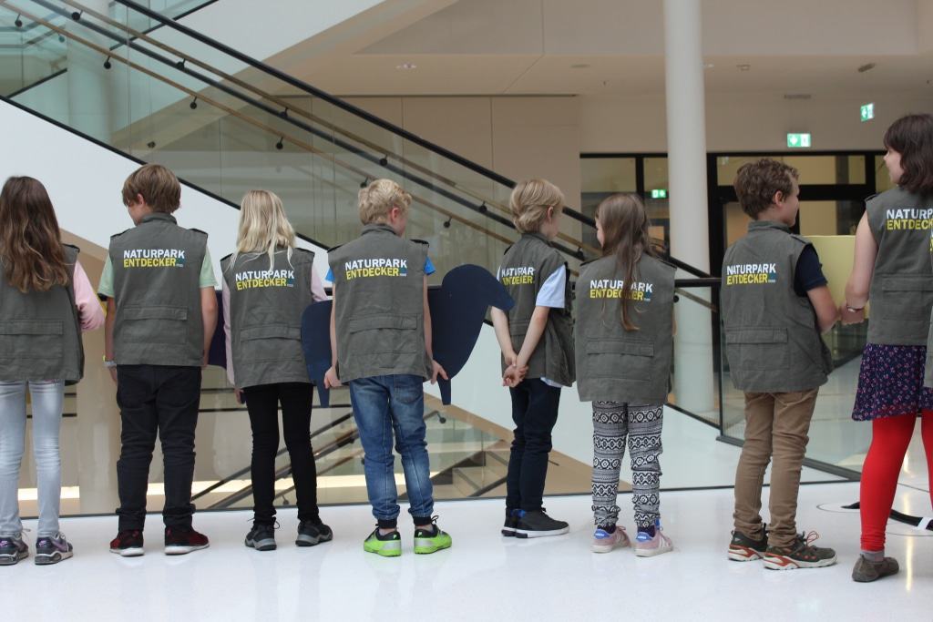 Die Naturparkschule im Niedersächsischen Landtag 2018 © Naturparkregion Lüneburger Heide e.V.