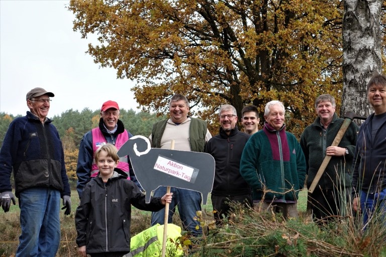 Teilnehmer beim Naturpark-Tag 2018: Der Dorfgemeinschaftsverein Steinbeck Foto: Naturparkregion Lüneburger Heide e. V.