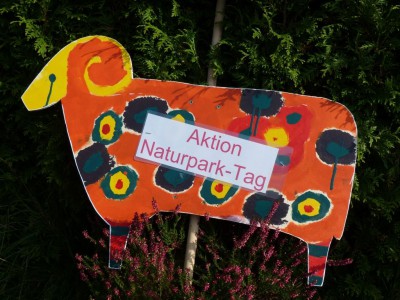Aktionsschnucken für den Naturpark-Tag, Foto: Naturpark Lüneburger Heide