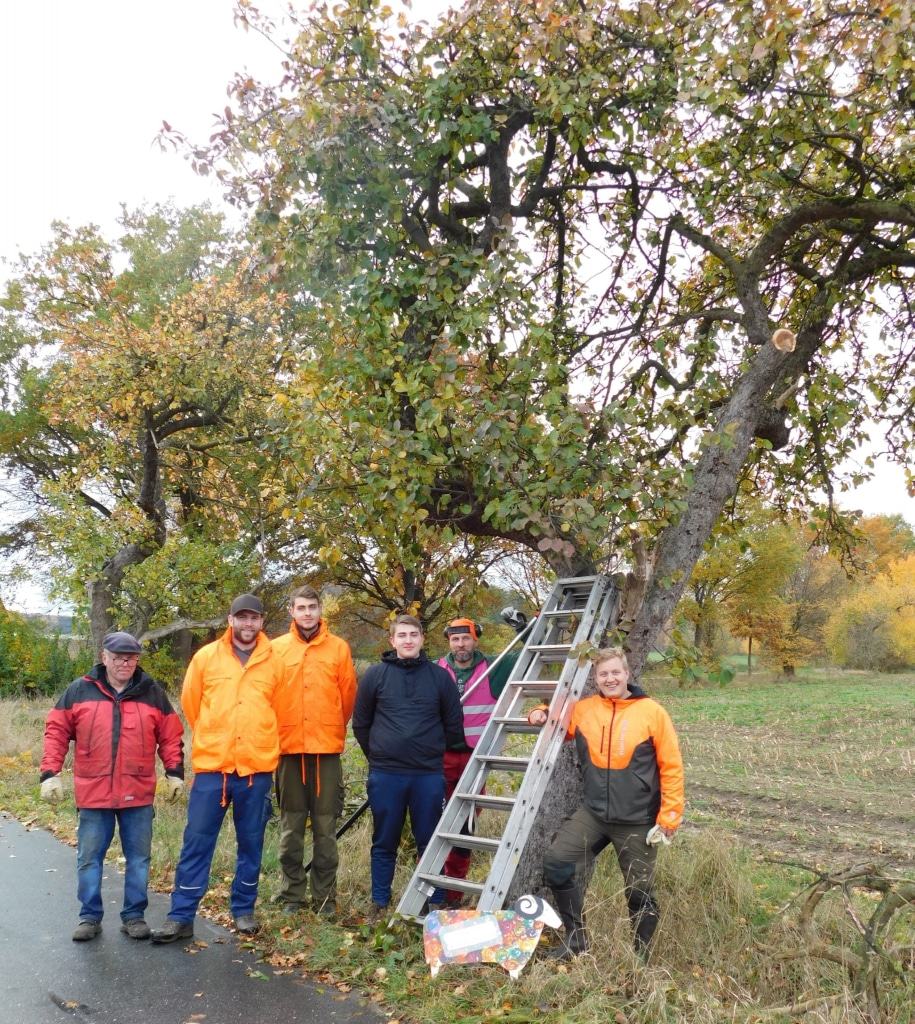 Aktionsgruppe "Obstbaumallee" in Gödenstorf Foto: Naturparkregion Lüneburger Heide e. V.