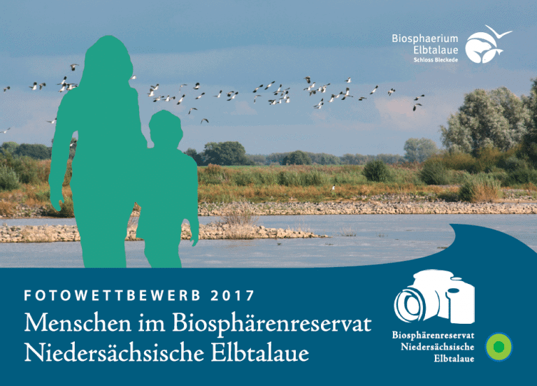 Postkarte Fotowettbewerb "Menschen im Biosphärenreservat Niedersächsische Elbtalaue" 2017