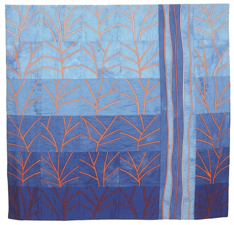 Quilt "Coral Reef", Gabriele Latz, Foto: Bomann-Museum