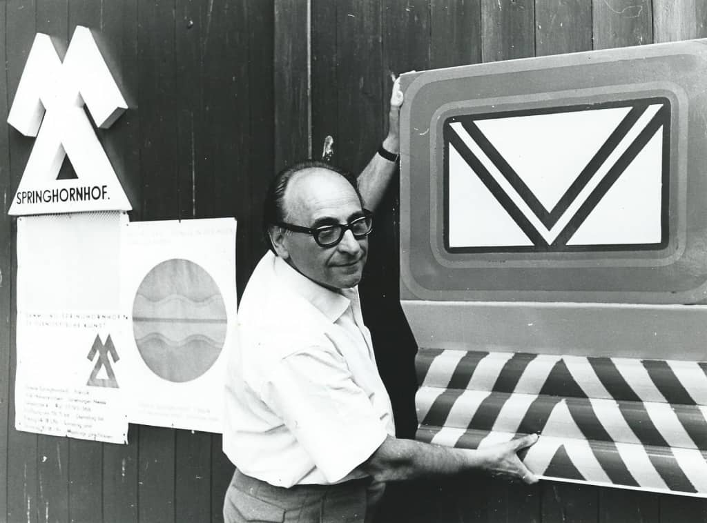 Galerist Wilm Falazik 1967 (Foto: Archiv Springhornhof)