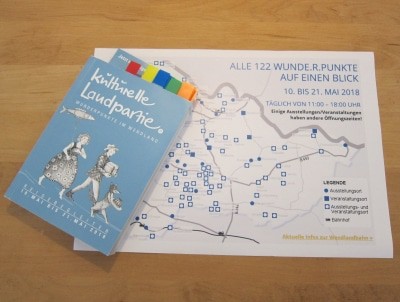 Für Sie zusammengestellt: Tourentipps für die Kulturelle Landpartie&reg; 2018 - unverzichtbar: Reisebegleiter & Karte