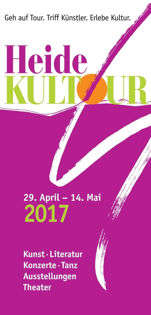 Titelseite der HeideKultour-Broschüre 2017