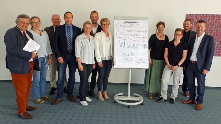 Die erweiterte Steuerungsgruppe „Regionales Tourismuskonzept“ hat ihre Arbeit aufgenommen © TouROW