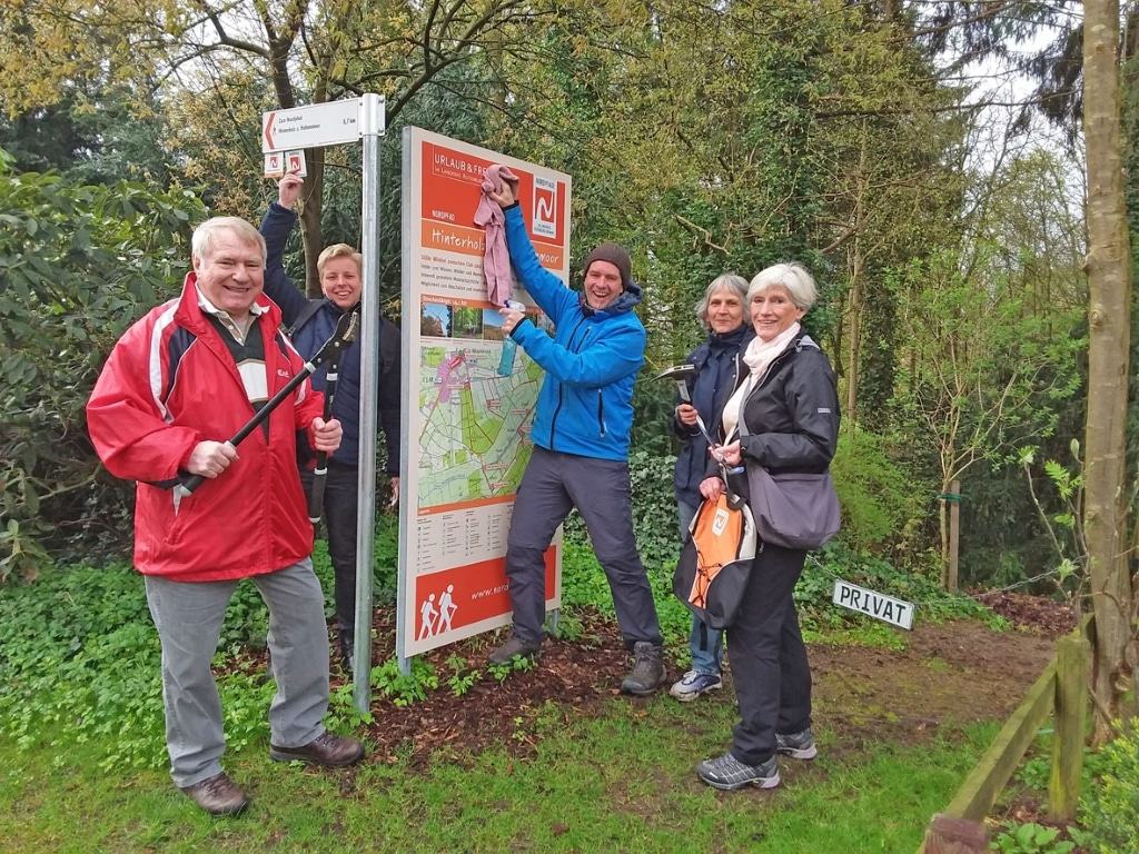 Wegepaten NORDPFAD Hinterholz und Hohenmoor - Bremervörde © TouROW