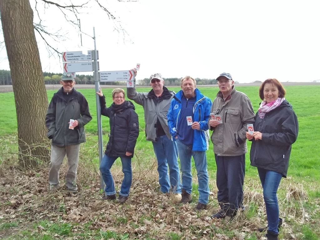 Wegepaten NORDPFAD Zwei Mühlen und Zevener Geest © TouROW
