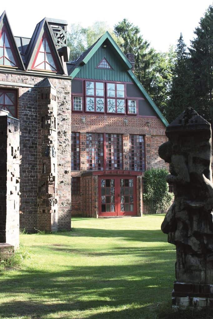 Nordseite des Wohn- und Atelierhauses, Foto: Kunststätte Bossard
